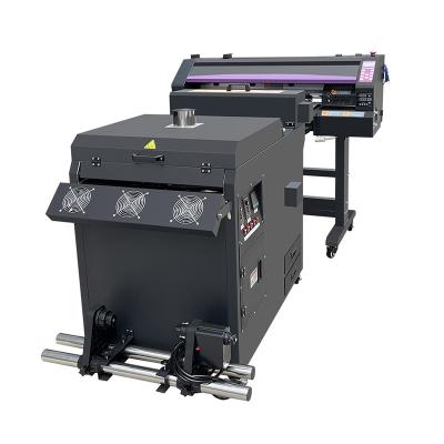 China Dark & Lightweight T Shirt Bags Shoes Transfer Priting 60cm Wide Format Dtf Printer With Two I3200 Printhead L130 Digital High Speed ​​Fabric Printing Machine For T Shirt for sale