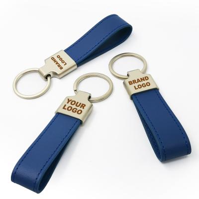 China Promotional Gifts Leather Fashion Key Chain Leather Key Chain Wholesale for sale