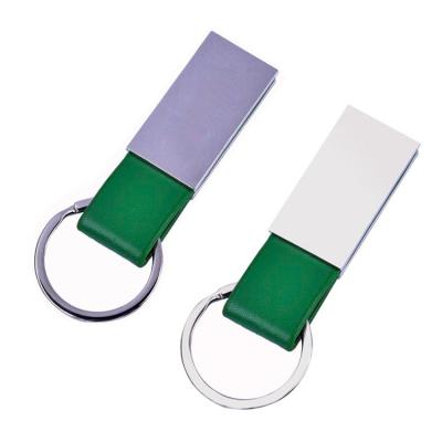 China Promotional Gifts Custom Designer Custom Mold Made Metal Promotional Leather Key Chain With Logo Key Chain Accessories for sale