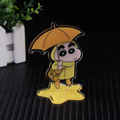 China Custom Sublimation Printing Clear Logo Pvc Plastic Cute Keychain Acrylic Charms Key Chain Manufacturer Designer for sale