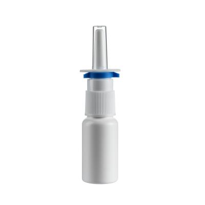 China Non-Refillable Factory Wholesale Nasal Sprayer Medicinal Nasal Spray with Safety Clip for sale