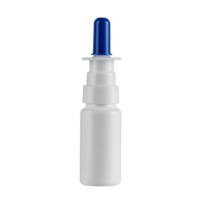 China Non-Refillable OEM 20mm snap-on nasal sprayer medical nasal sprayer bottle for sale