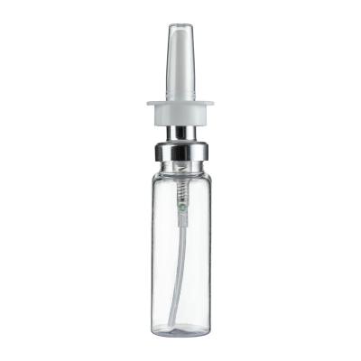 China Non-Refillable Factory Customized Crimp Nasal Sprayer Mist Nasal Spray Pump For Glass  Bottle for sale