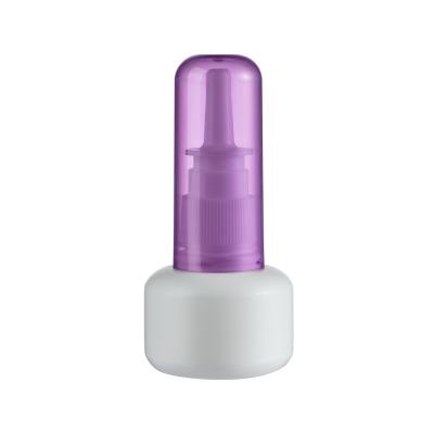 China Non Spill Nasal Spray  Bottle Spherical Shape Bottle With Customized Color Over Cap 30ML for sale