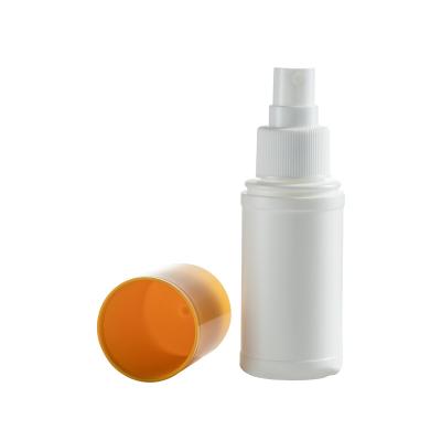 China Non Spill 60 ML Medical Customize Mist Pump Spray Bottles with Full Over Cap Medical Liquid Use for sale