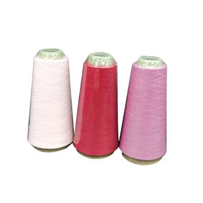 China 30S Polyester 100% Moisture-absorbent Recycled Ring Spun Yarn Polyester Spun Color Yarn For Knitting for sale