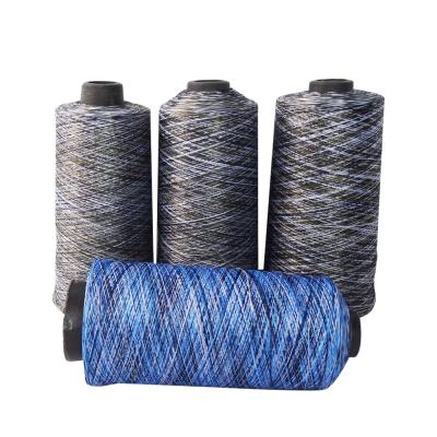 China Yarn 100D 96F Polyester Blend Fancy Colored Space Dyed To Thread Fancy Yarns For Knitting Socks for sale