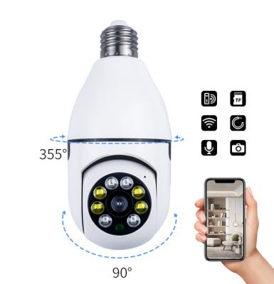 Cina visione notturna d'inseguimento dell'auto della videocamera di sicurezza della lampadina di 1080P Wifi con l'incavo E27 in vendita