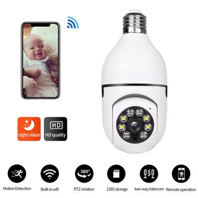 China 720P câmara de segurança da ampola do diodo emissor de luz Wifi com o OEM do detector de movimento à venda