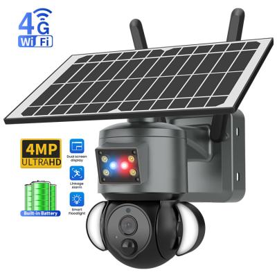 China 120 grados de cámara de seguridad inalámbrica accionada solar para la vigilancia exterior casera en venta