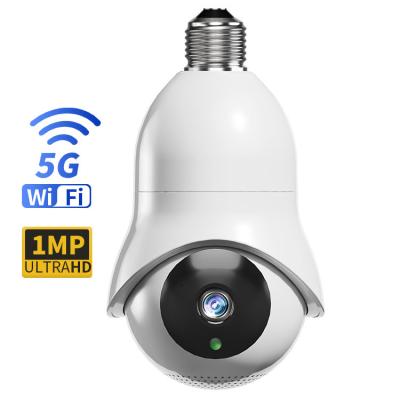 Cina Macchina fotografica dell'interno senza fili della lampadina 5G, macchina fotografica astuta panoramica della cupola con controllo del App in vendita