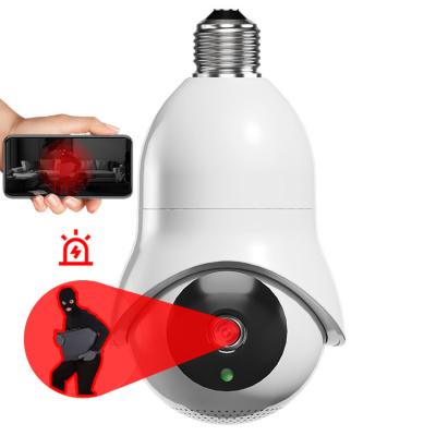 China 2.4 5G Dual Wifi Light Bulb Security Camera Panoramic 720P 1080P Fisheye for sale