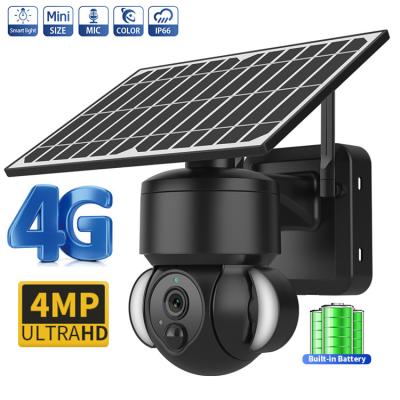 China 2K WiFi sem fio câmera de um Ptz de 360 graus, câmara de segurança solar a pilhas à venda