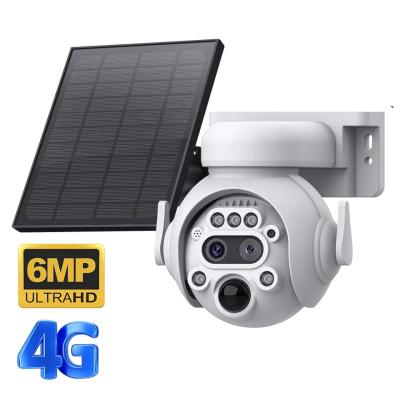 Cina Fotocamera solare a doppia lente 10x Hybrid Zoom 4G con audio bidirezionale in vendita