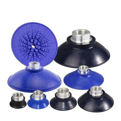 China Connect to Vacuum SAF Series Single Layer Robot Threaded Suction Cup Industrial Schmalz Suction Cup piab Suction Cups for sale