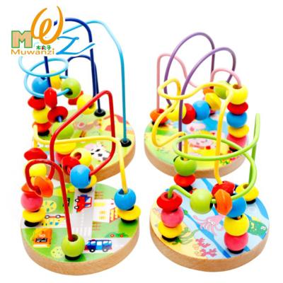 China China Educational Toys Funny Wooden Activity Bead Toy For Kids for sale