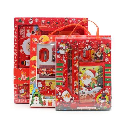 China Christmas Series School Supplies Christmas Series Stationery Set for Kids Gift for sale