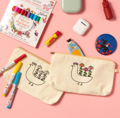 China Creative Gift Children DIY Hand Painting Pen Bag Children Hand Graffiti Environmental Protection Kindergarten Gift for sale