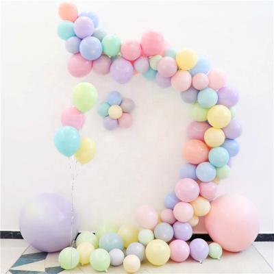 China Gift Toy 100 Pcs Round Helium Matt Candy Macaron Color Balloon 10 Inch Wedding/Birthday Party Decoration Home Balloons for sale