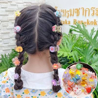 China 2021 New tiktok baby cute children's hairpin 3 handle in 1 headdress cute cloud cartoon crown girl hairpin headdress for sale