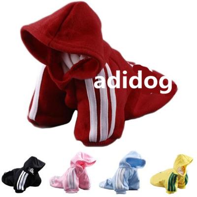 China Viable Small Dog Clothes ADI DOG Coat Hoodies Apparel For Dog Spring Hoodie Apparel Hot Sportswear Perros Mascotas for sale