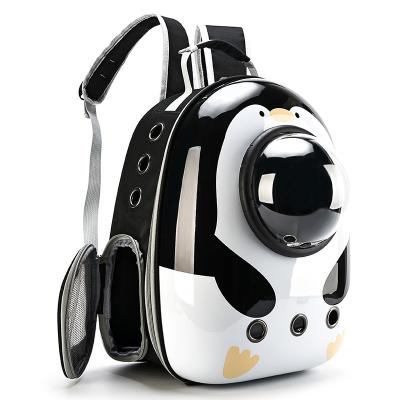 China Travel Viable Panoramic Carrier Space Pet Backpack Cat Carrier Bag for sale