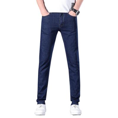 China 100% straight elastic men's jeans men's slim fit new summer cotton men's jeans pants for sale