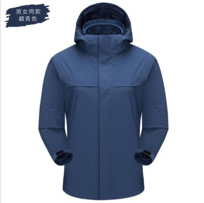 China New autumn and winter stormwear QUICK DRY outdoor men and women with the same three-in-one removable coat custom work clothes for sale