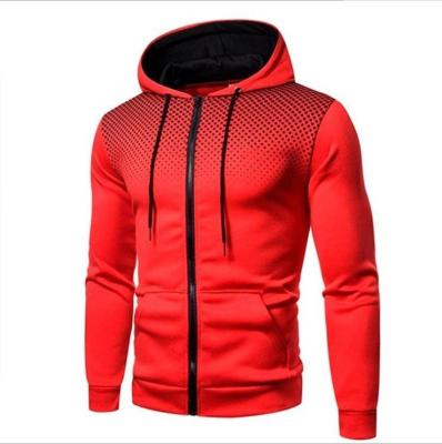 China 2021 autumn/winter breathable zipper men's fashion new print hoodies youth casual men's cardigan jacket for sale