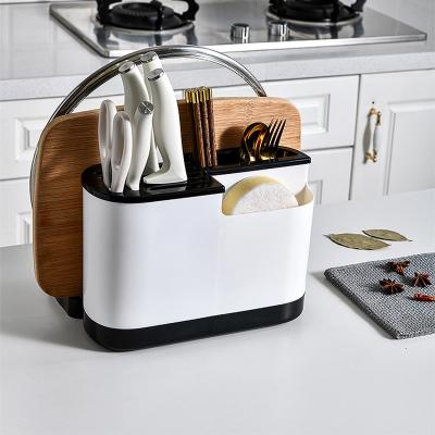 China Multifunctional Kitchen Supplies Kitchen Knife Stand Multifunctional Kitchen Knife Rack for sale