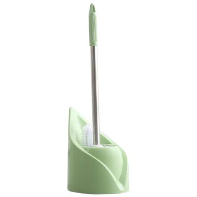 China Sustainable Household Toilet Brush With Base Hanging Handle Non-Slip Bathroom Cleaning Brush for sale