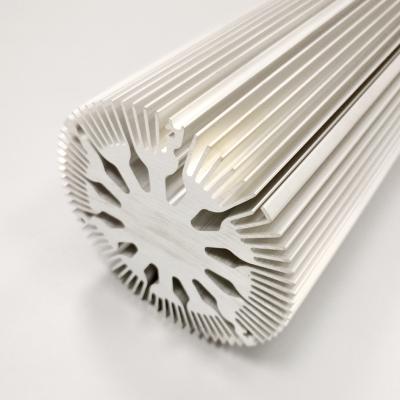 China Round aluminum alloy heat sink for high power LED light; sunflower radiator for sale