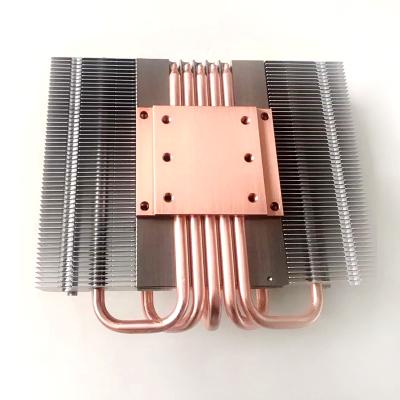 China Alloy+Cooper Custom aluminum heat pipe radiator; led radiator for sale