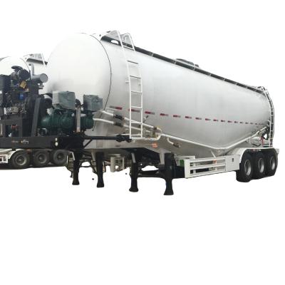 China Truck trailer 50 cbm cement bulker trailer 40cbm 3 axle 50 cubic meter cement tank trailer price for sale