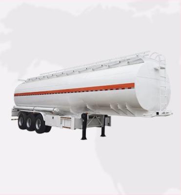 China Low Price Tri Axle Oil Tank Trailer Truck Trailer 50000 Liters Fuel Tanker Trailer for sale