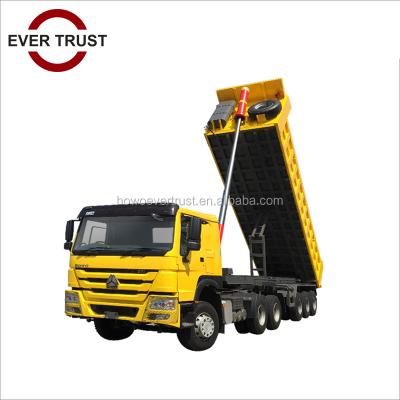 China High Quality Truck Trailer Low Price 3 Axle 40 Cubic Meter Used Dump Trailer Tipper Trailer Dump Trailer Price for sale