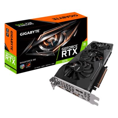 China GIGAOCTET NVIDIA GeForce RTX2070 WINDFORCE 8G Gaming Graphics Card Workstation with Type-C DisplayPort USB Support VirtualLink for sale