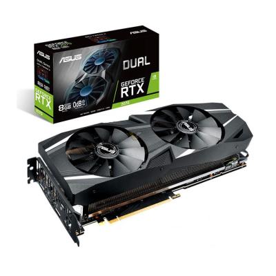 China New DUAL RTX2070 8G GDDR6 PCI Express 3.0 Original ASUS Desktop Gaming Desktop Graphics Card for sale