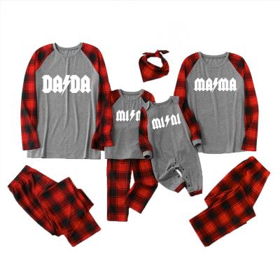 China Breathable Family Christmas Matching Pajamas For Family, Parent-child Matching Christmas Sleepwear Collection Sets Holiday Pajamas For Kids for sale