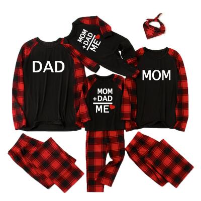 China Breathable Christmas Family Matching Pajamas For Family, Parent-child Matching Mommy And Me Dad Christmas Sleepwear Outfits for sale