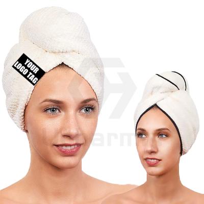 China Hot Selling Soft Microfiber Women Hair Drying Towel Hair Twist Wrap Magic Turban QUICK DRY Quick Dry Soft Magic Towel for sale