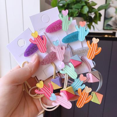 China Fashion Desinge Candy Color Handmade Hair Ties Thick Natural Hair Ornament Elastic For Women Girls for sale