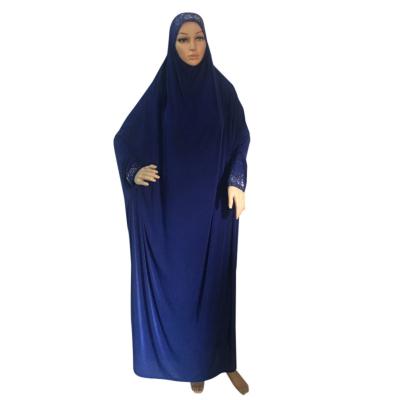 China Muslim Woman Abaya Modest Arab Woman Wholesale Khimar Jilbab Hijab Elegant Prayer Dress for sale