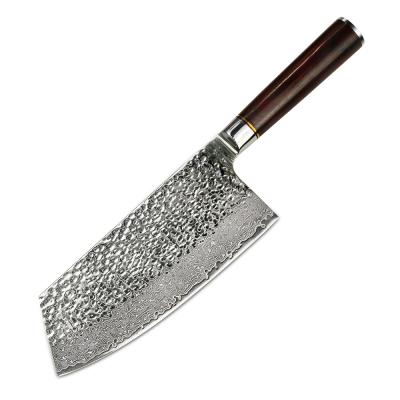 China Sustainable Customized Chinese Products Japanese Damascus Meat Cleaver Knife for sale