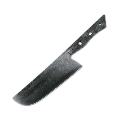 China Viable Full Tang Carbon Steel Cleaver Nakiri Knife Blade White for sale