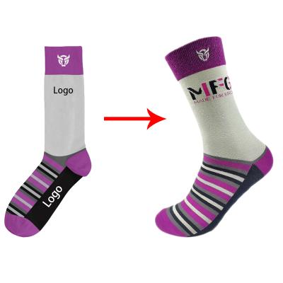 China Wholesale QUICK DRY OEM Socks Manufacturer Embroidery Custom Men's Cotton Mid Calf Socks for sale