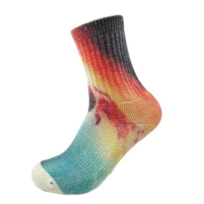 China Wholesale Reliable Reputation Cotton Sublimation Colorful Crew Socks QUICK DRY for sale