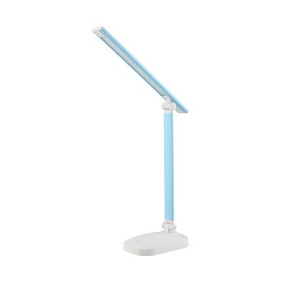 China New Aluminum Led Cordless Charger Desk Lamp With Left USB Table Charging Touch Control Eye-care Lamps For Home Office for sale