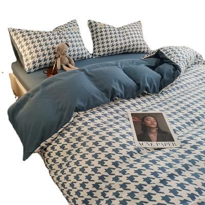 China ChenhaoThe New Sustainable Geometric Pattern ListingBedding, Houndstooth Grid Setbedding Sets Collections for sale