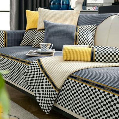 China New ListingSofa Covers ChenhaoThe Soft Solid Color Sofa Covers for sale